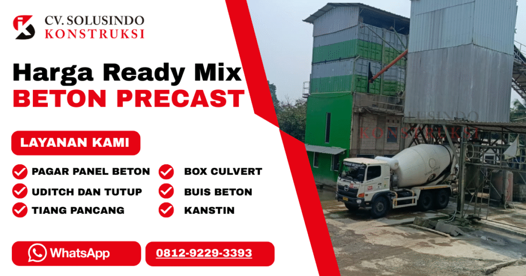 Harga Beton Ready Mix Beton Cor Jayamix Per M3 2026 Promo !!