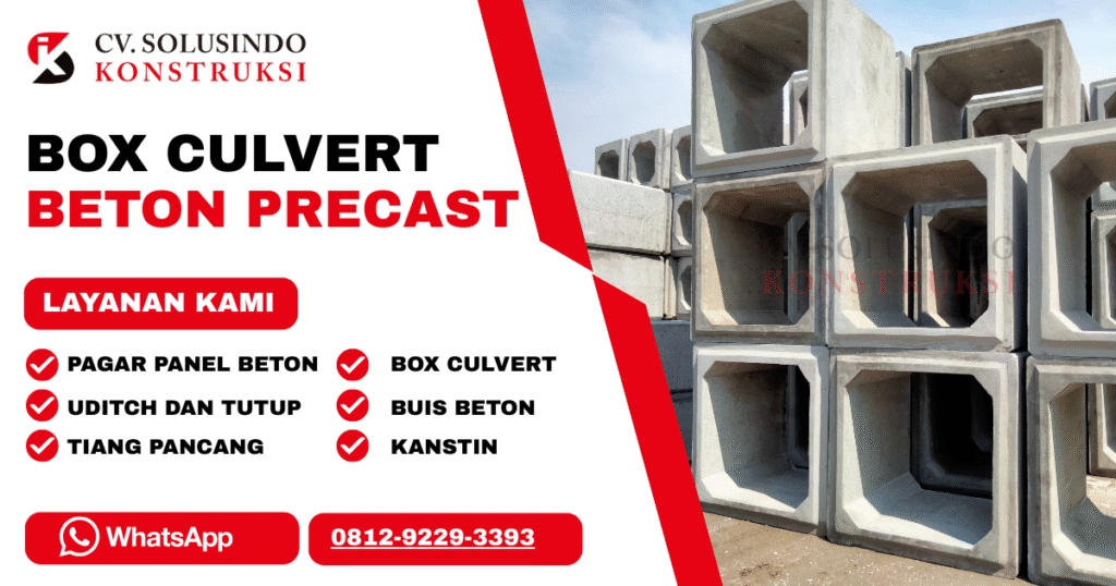 Harga Box Culvert Saluran Drainase Terbaru 2026
